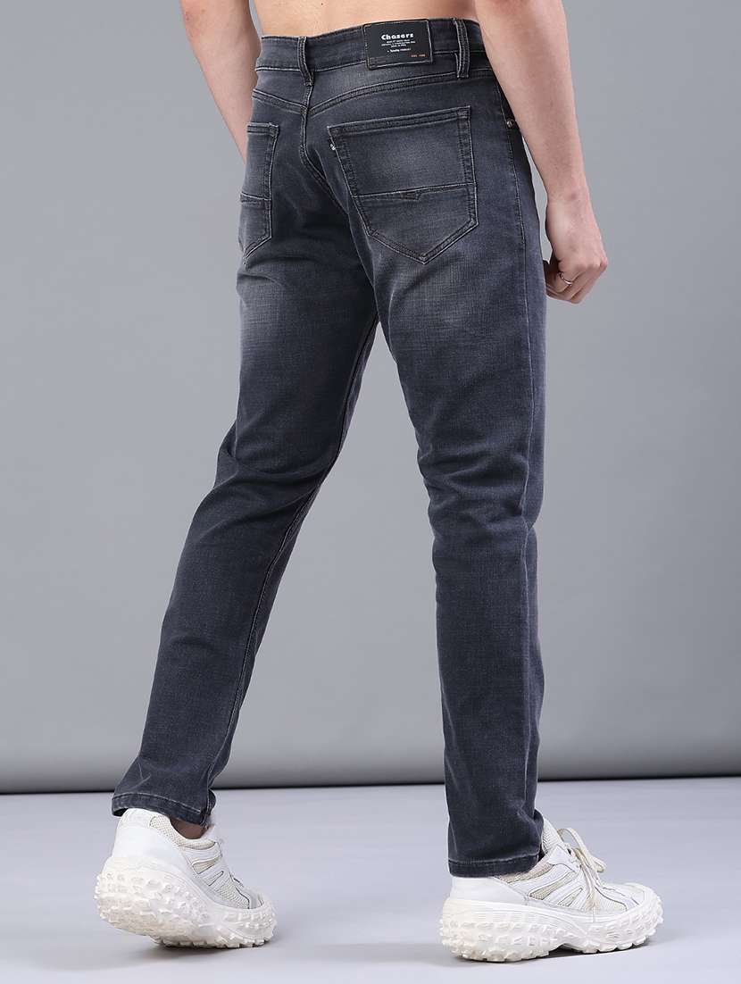 men washed mid rise full length jeans - 22257748 -  Standard Image - 3