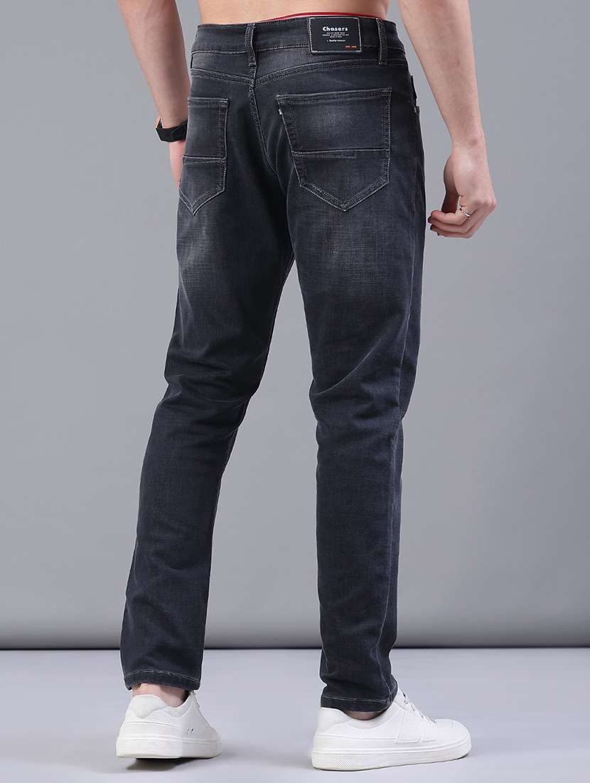 men washed mid rise full length jeans - 22257749 -  Standard Image - 3