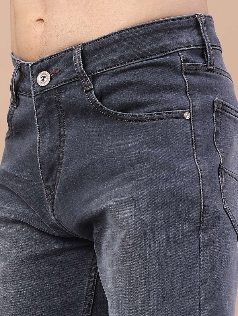 men washed mid rise full length slim fit jeans - 22257750 -  Standard Image - 5