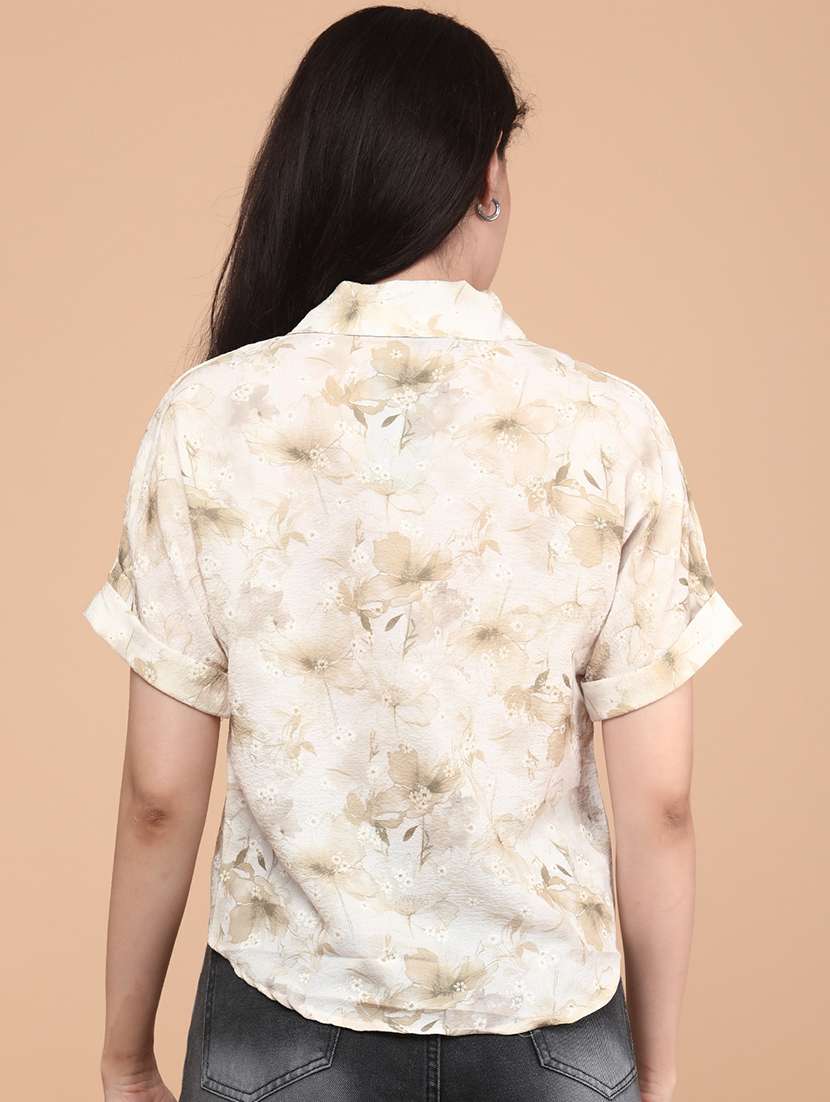women printed collared shirt - 22257789 -  Standard Image - 3