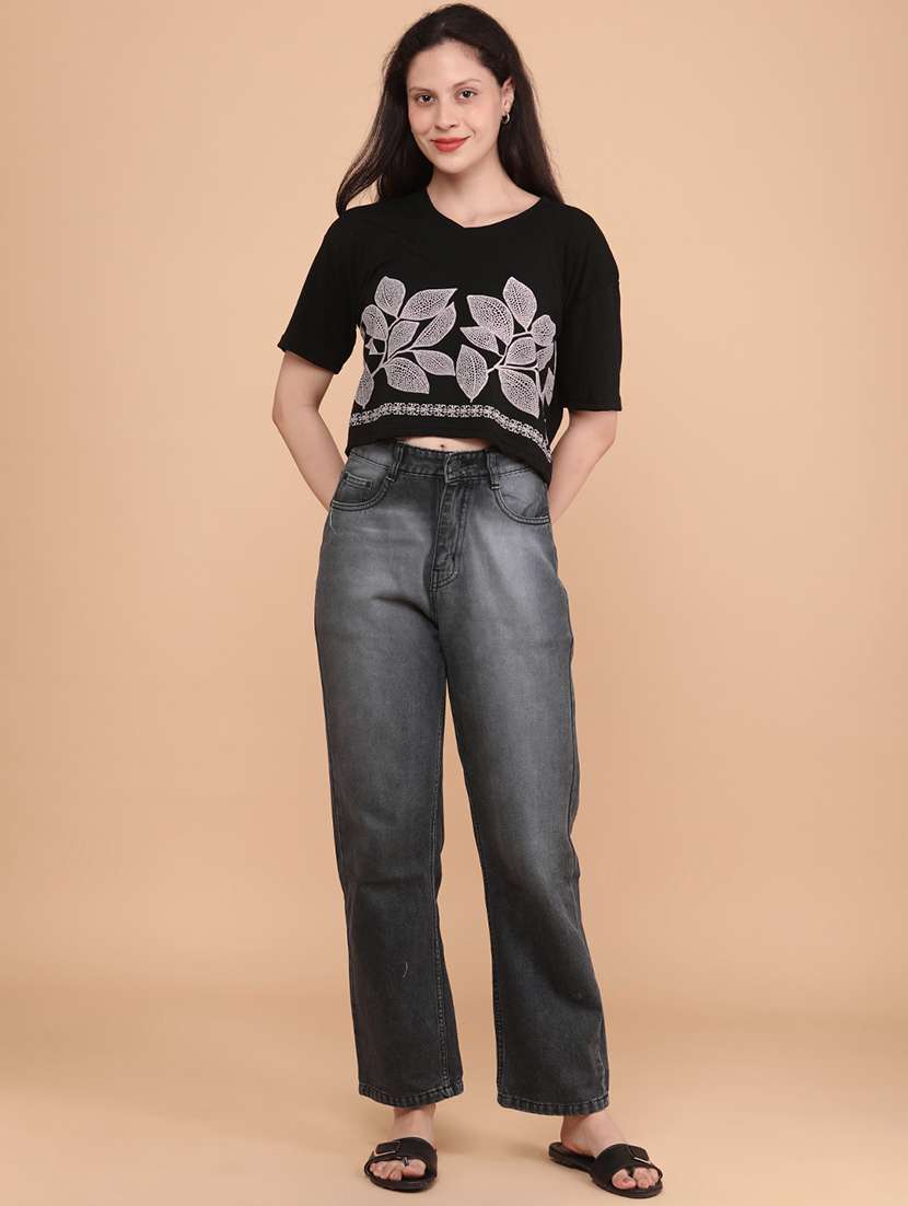 women printed short sleeve top - 22257793 -  Standard Image - 5