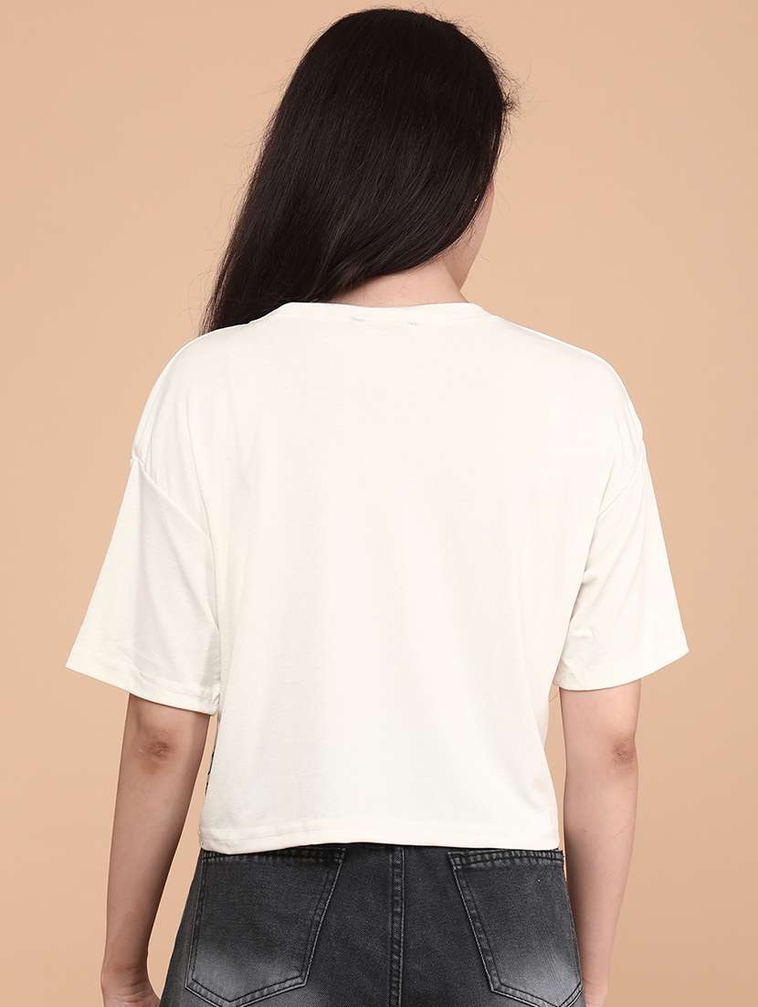 women printed short sleeve top - 22257794 -  Standard Image - 3