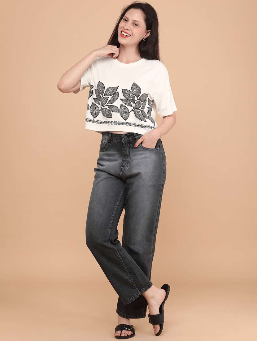 women printed short sleeve top - 22257794 -  Standard Image - 5