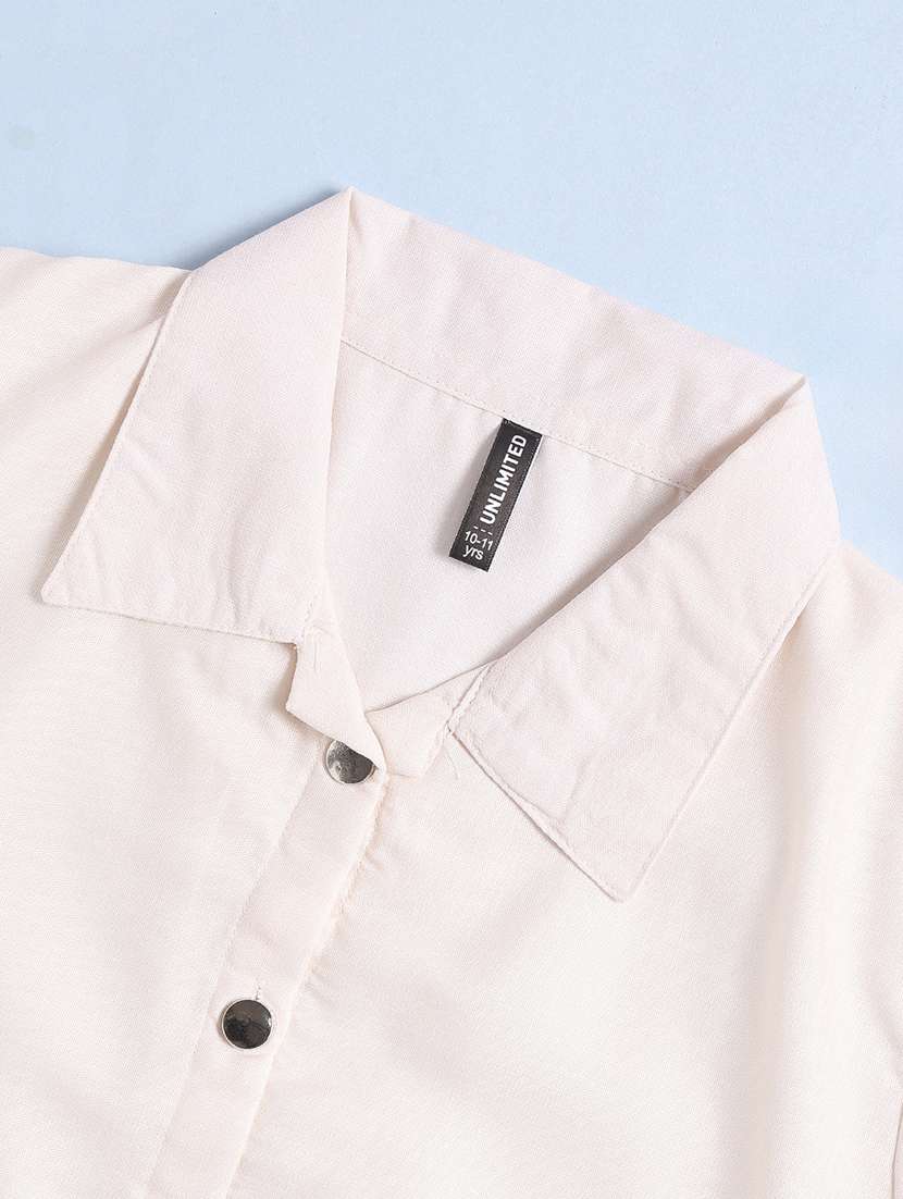 off white cotton shirts top - 22257928 -  Standard Image - 3