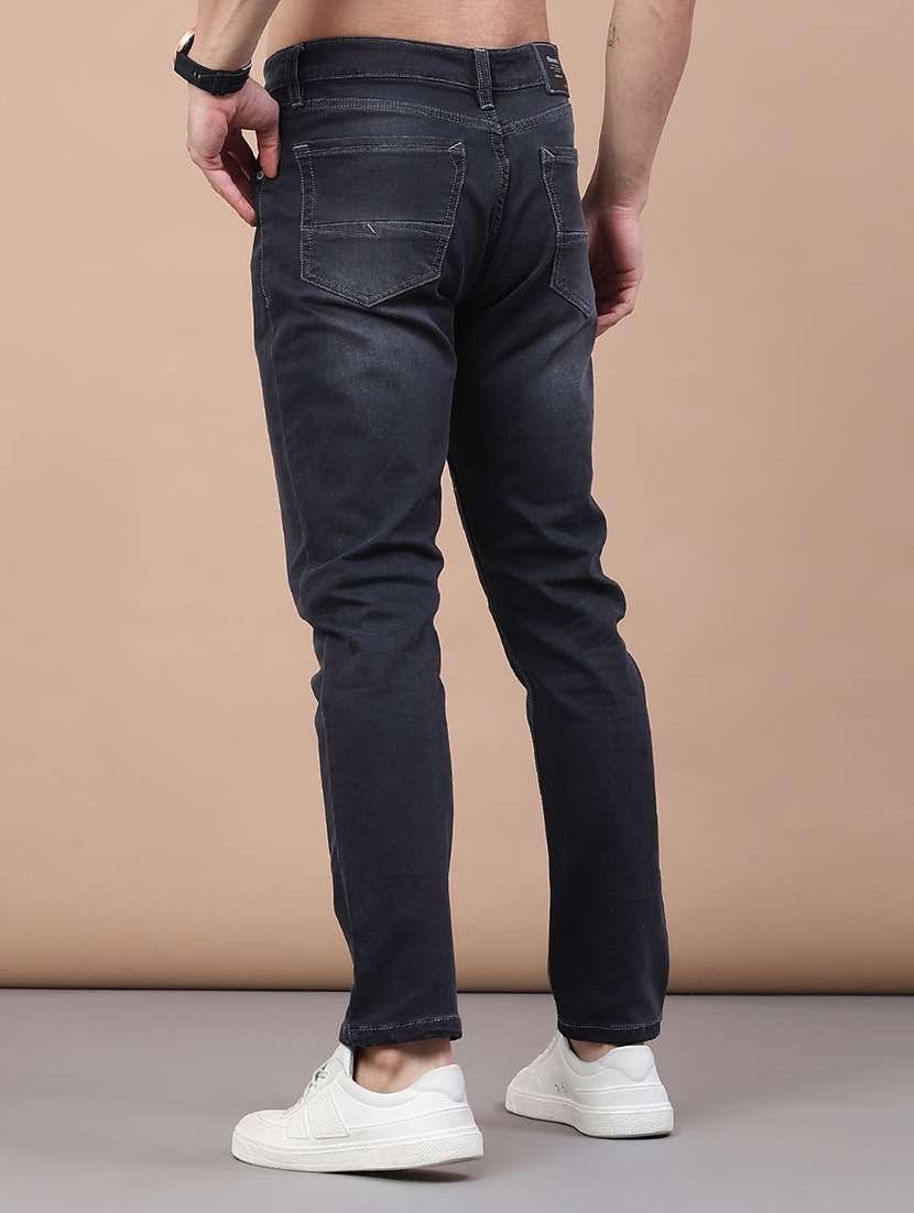 men washed mid rise full length jeans - 22258504 -  Standard Image - 3