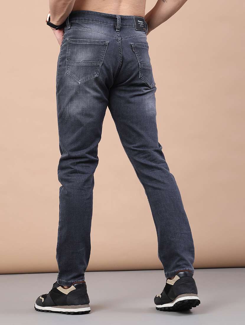 men washed mid rise full length jeans - 22258509 -  Standard Image - 3