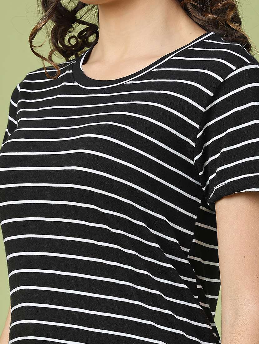 women striped short sleeve t-shirt - 22258786 -  Standard Image - 5