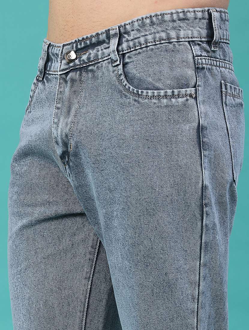 men plain high rise bootcut jeans - 22258826 -  Standard Image - 5
