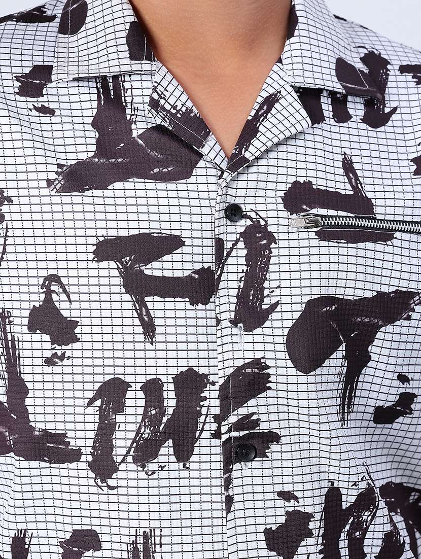 boys printed short sleeve shirt & shorts co-ords set - 22258964 -  Standard Image - 5