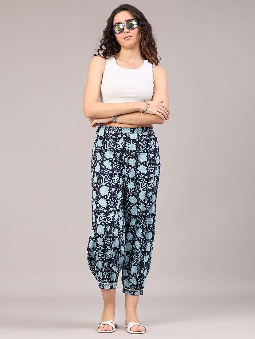 Women Floral Printed Mid Rise Salwar - 22259239 -  Standard Image - 3