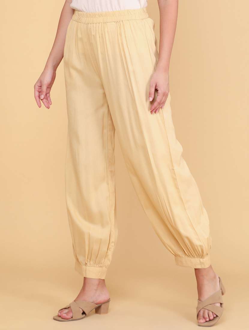 women solid mid rise salwar - 22259303 -  Standard Image - 3