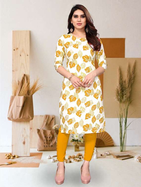 women pack of 4 printed straight kurta - 22259853 -  Standard Image - 3