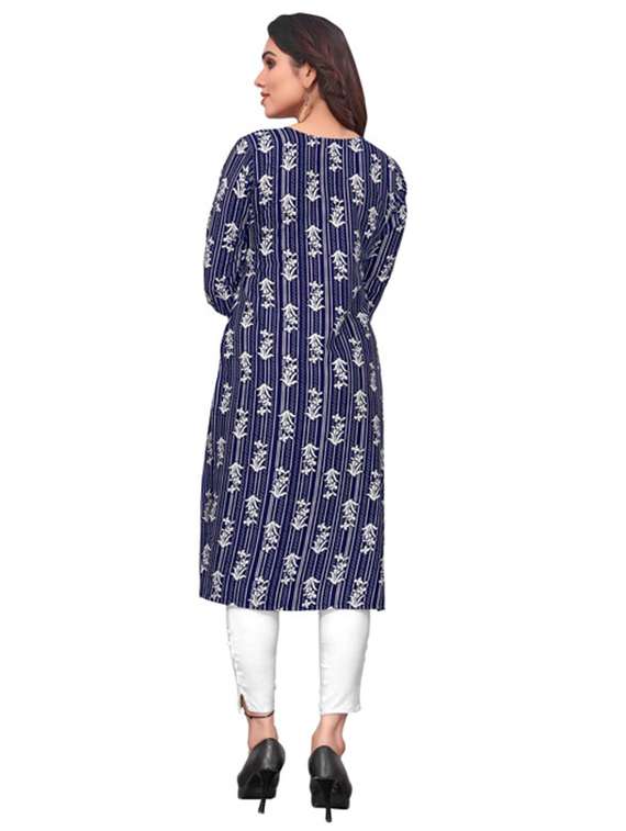 women pack of 4 printed straight kurta - 22259913 -  Standard Image - 5