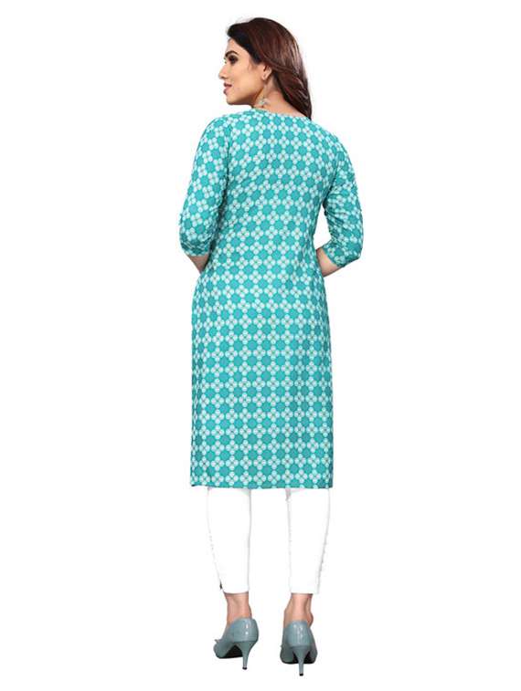 women pack of 4 printed straight kurta - 22259966 -  Standard Image - 5