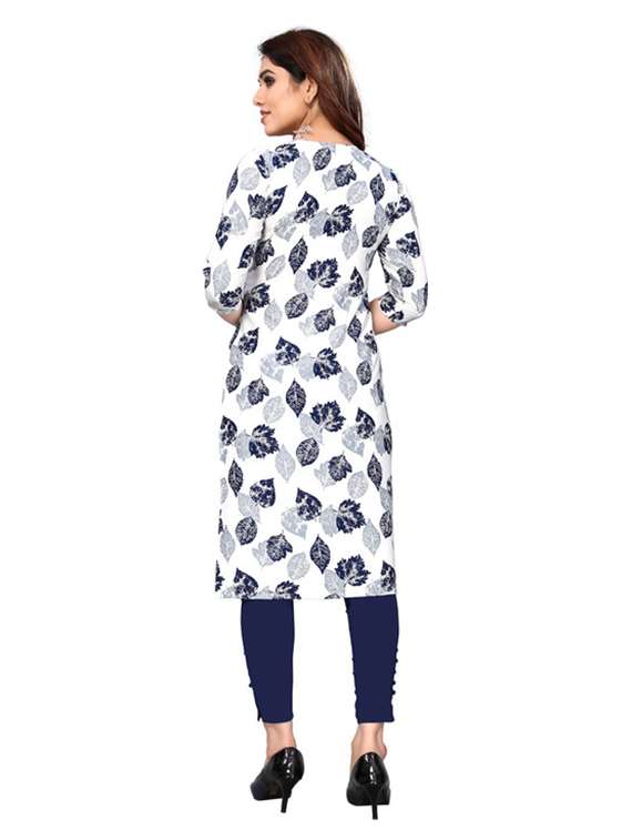 women pack of 4 printed three quarter sleeve straight kurta - 22260008 -  Standard Image - 5