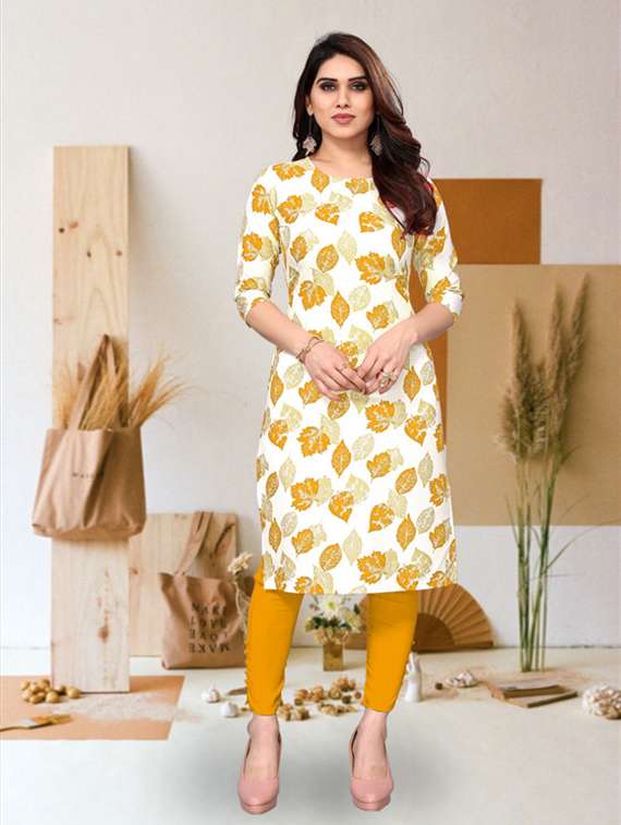 women pack of 4 printed straight kurta - 22260042 -  Standard Image - 3