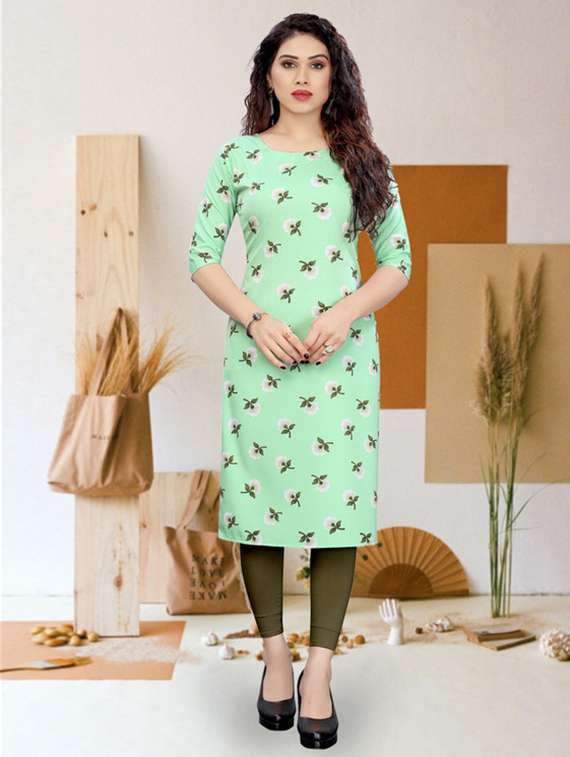 women pack of 4 printed straight kurta - 22260051 -  Standard Image - 3