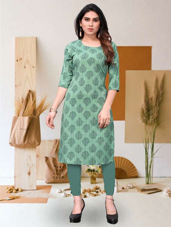 women pack of 4 printed straight kurta - 22260069 -  Standard Image - 3