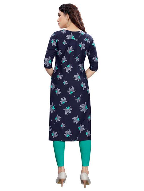 women pack of 4 printed straight kurta - 22260081 -  Standard Image - 5