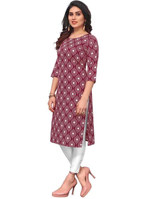 women pack of 2 printed straight kurta - 22260292 -  Standard Image - 3