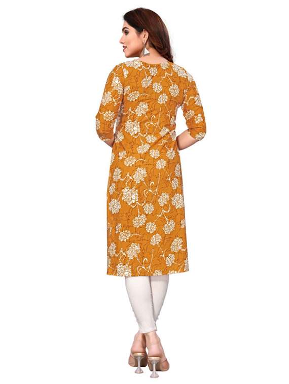 women pack of 4 printed straight kurta - 22260302 -  Standard Image - 5