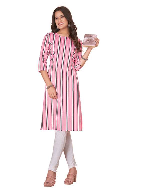 women pack of 2 printed straight kurta - 22260375 -  Standard Image - 3