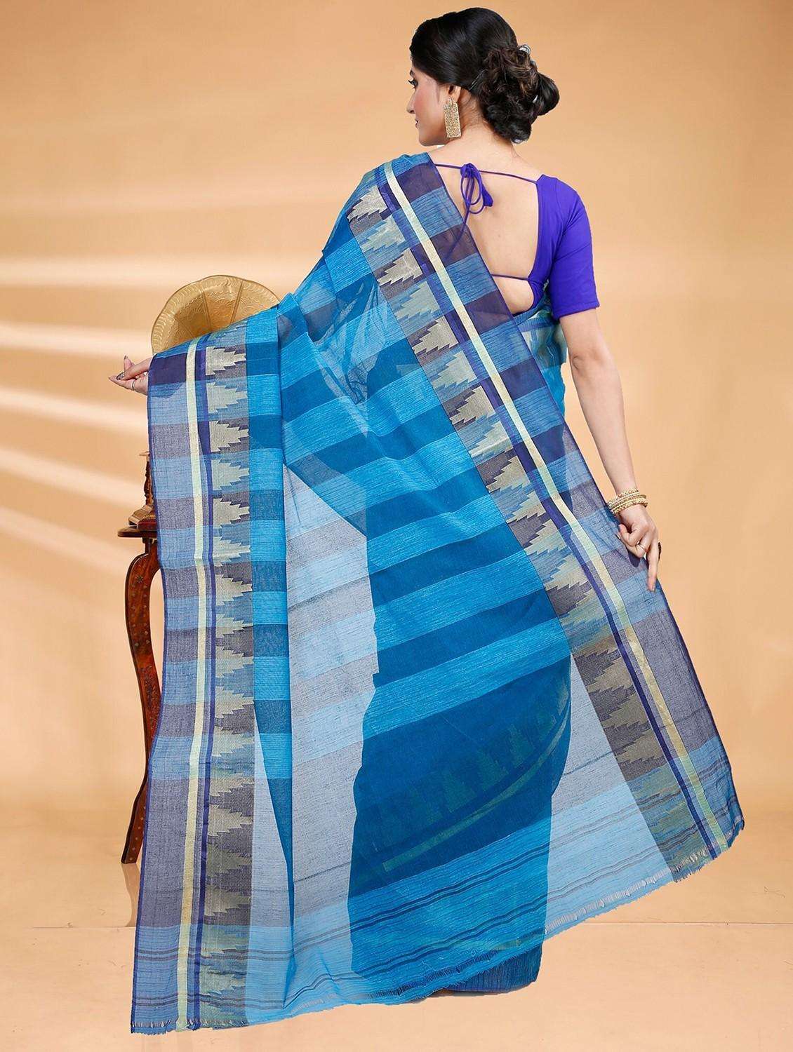 women self design handloom saree - 22260785 -  Standard Image - 3