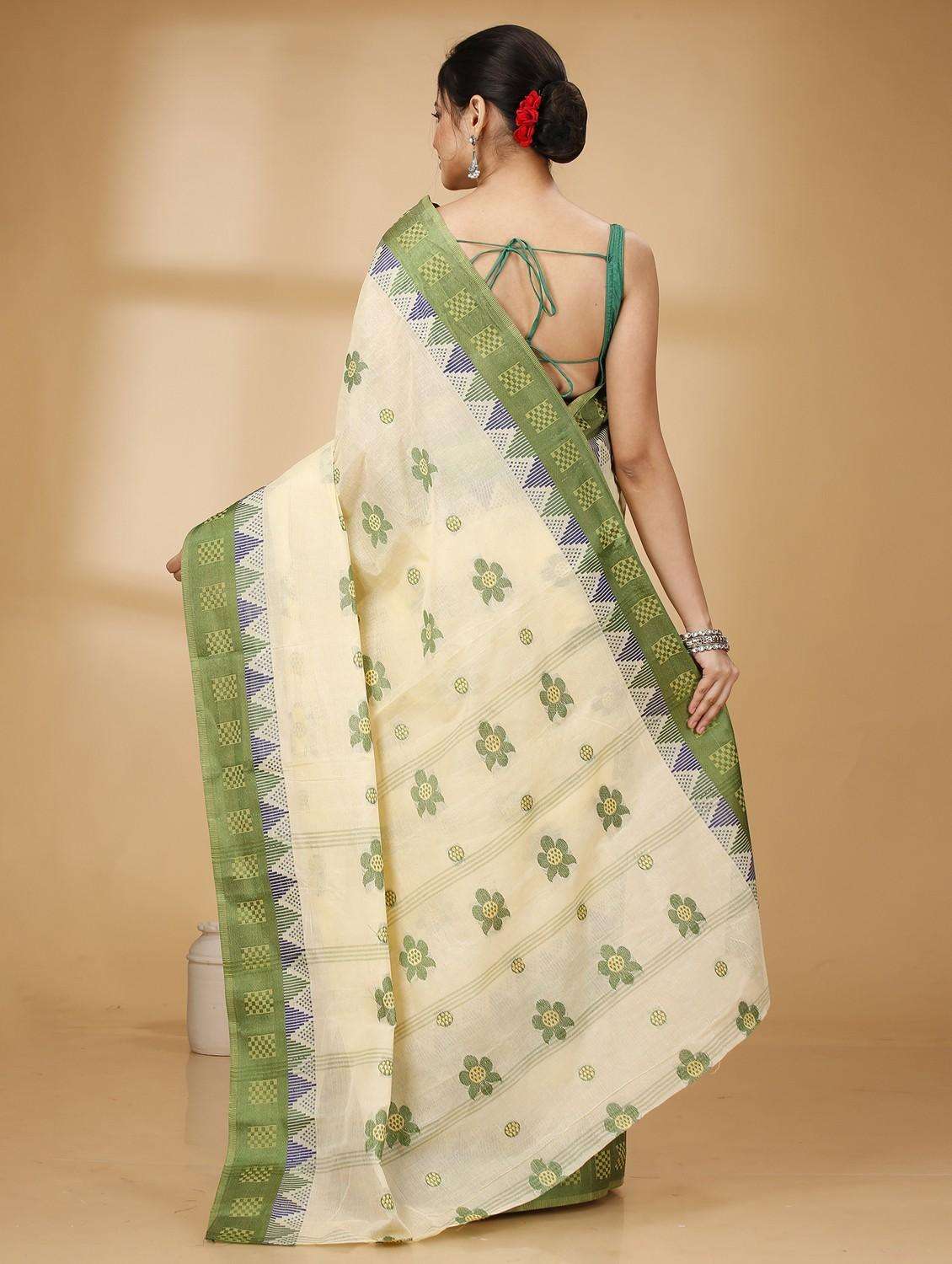 women self design handloom saree - 22260833 -  Standard Image - 3