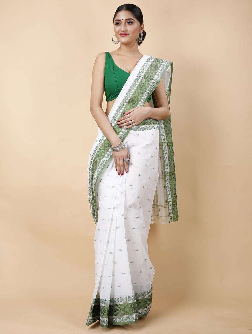 women self design handloom saree