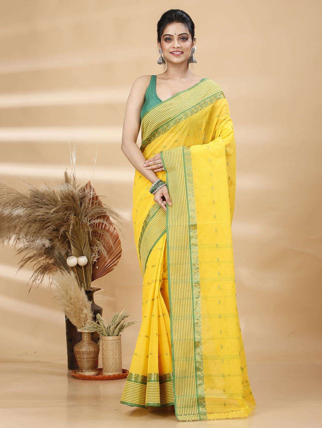 women self design handloom saree