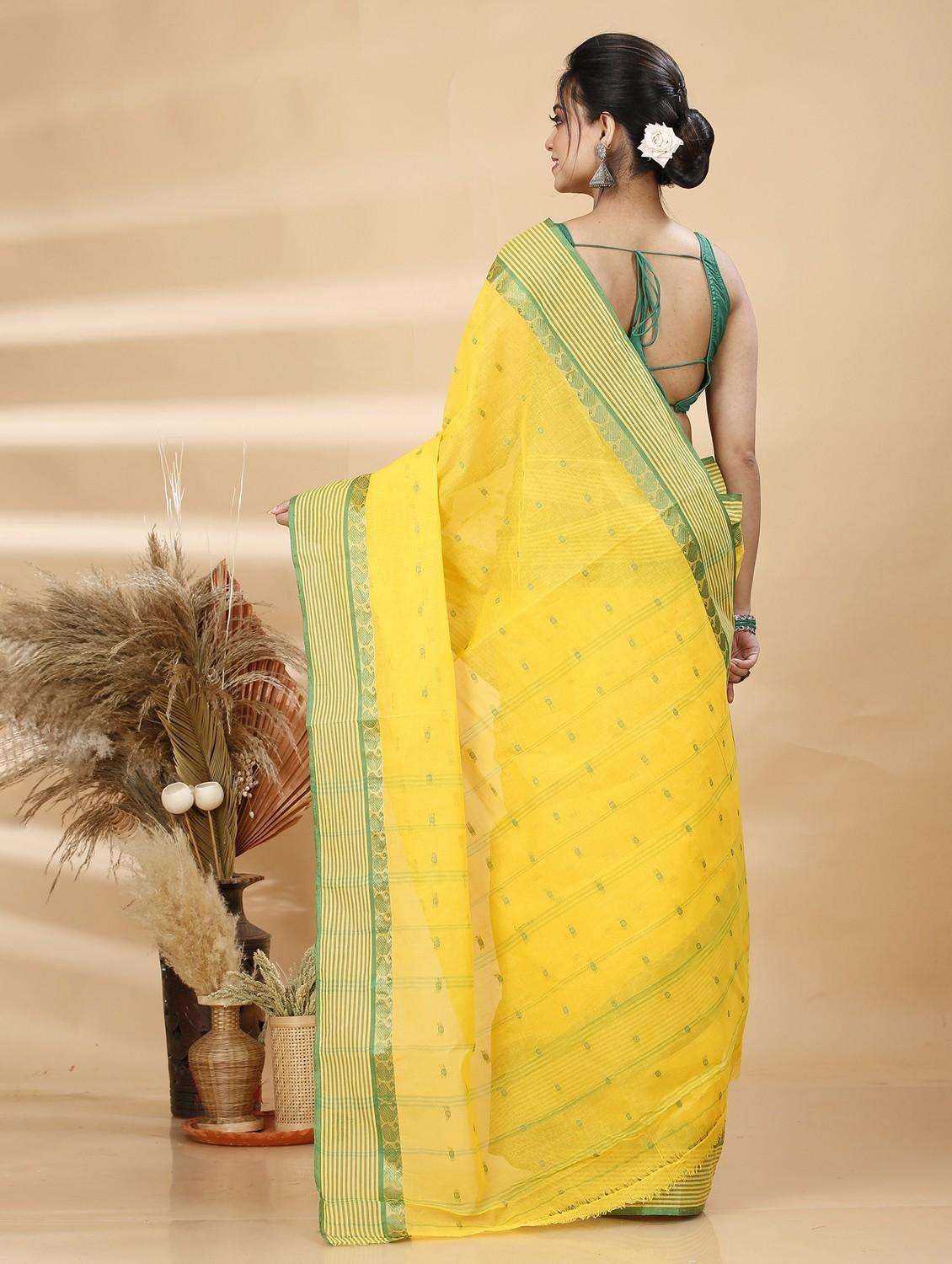 women self design handloom saree - 22260876 -  Standard Image - 3