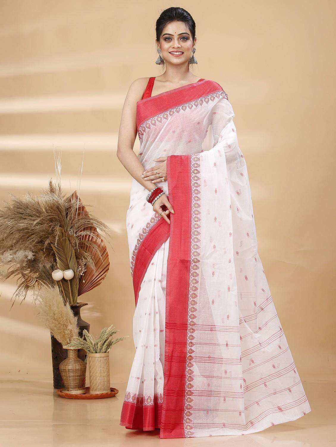 women self design handloom saree