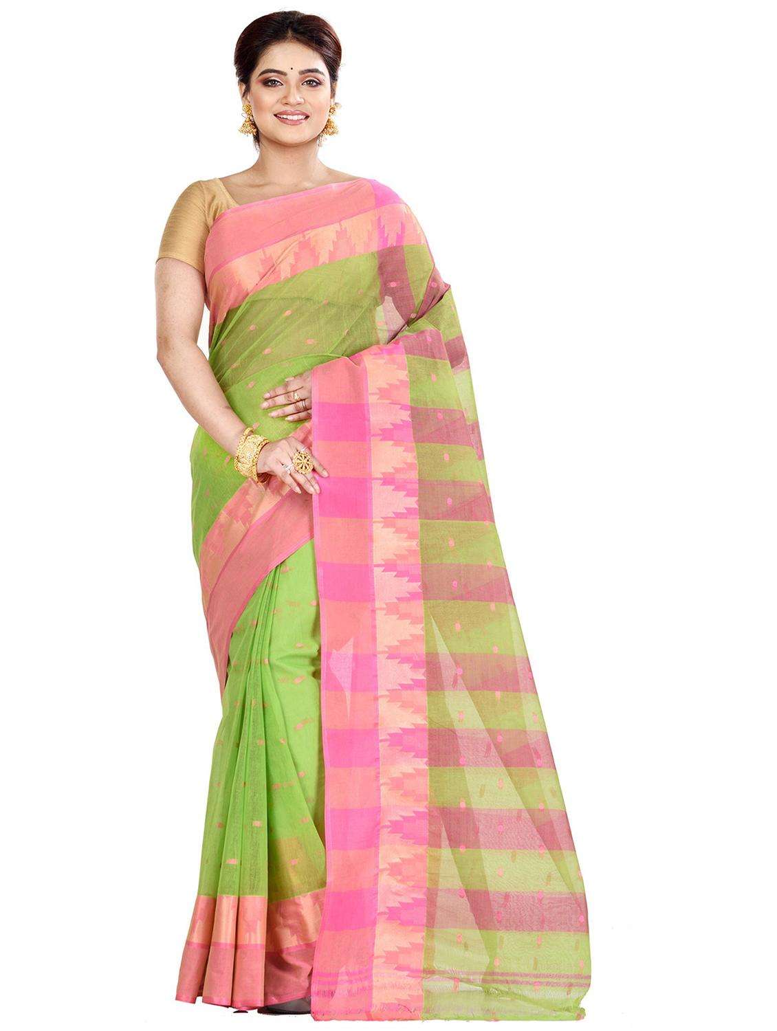 women self design handloom saree