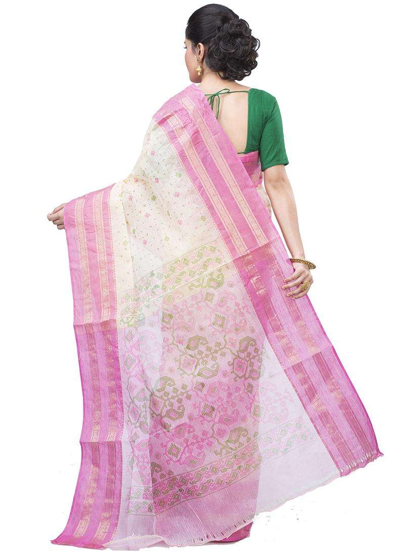 women self design handloom saree - 22261134 -  Standard Image - 3