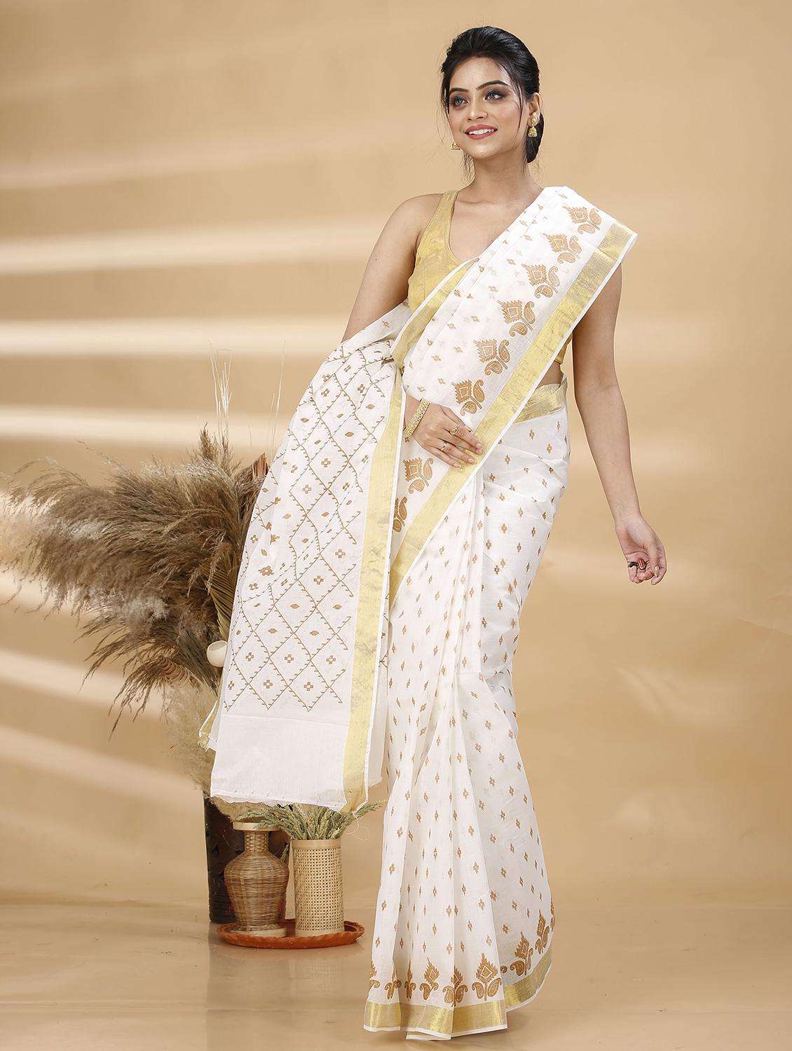 women printed handloom saree - 22261161 -  Standard Image - 3