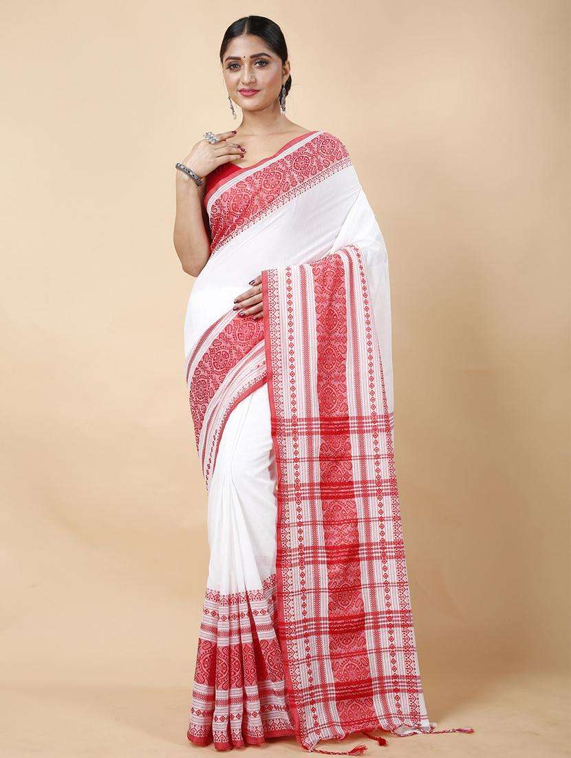 women self design handloom saree
