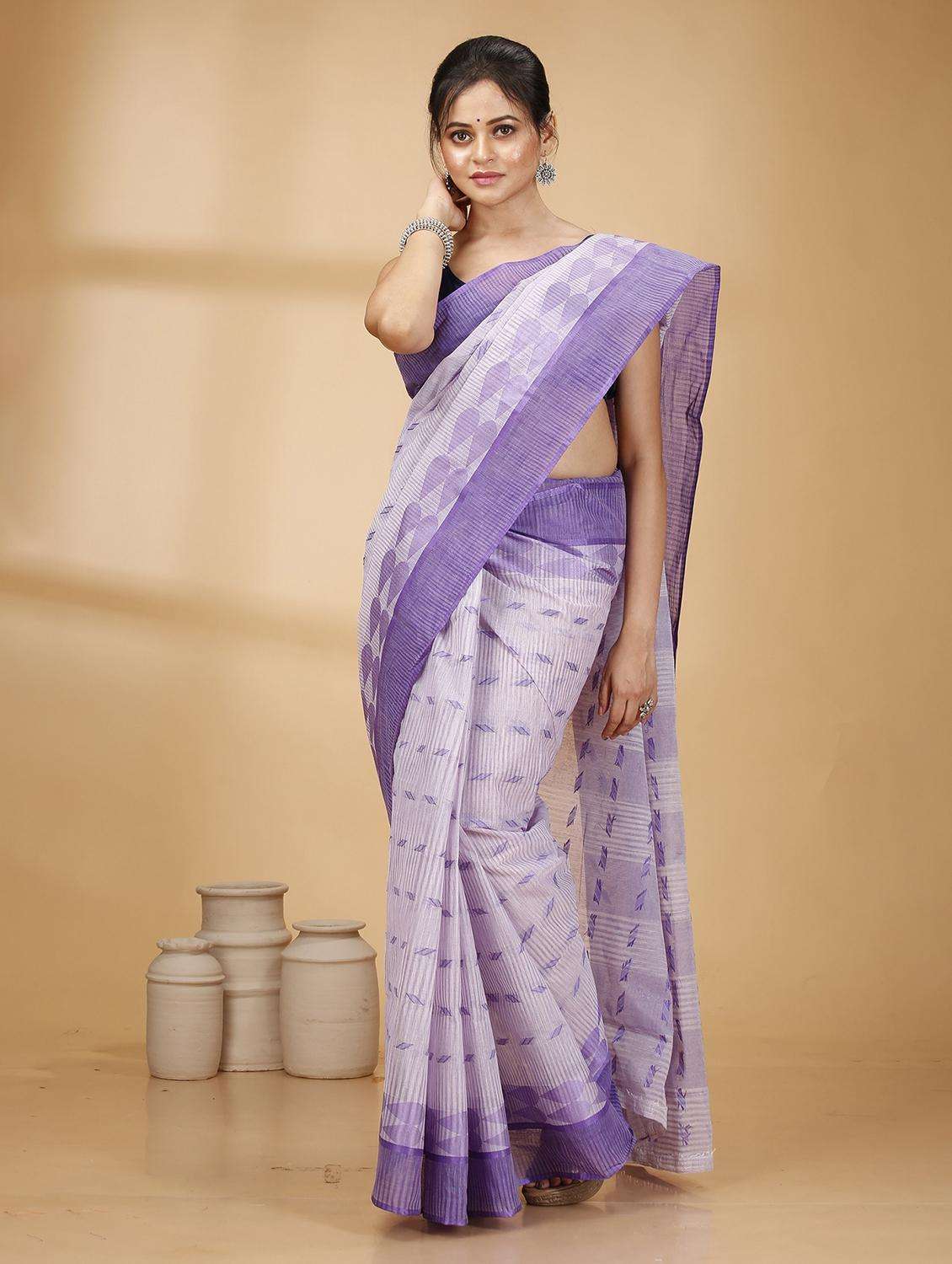 women self design handloom saree - 22261329 -  Standard Image - 3