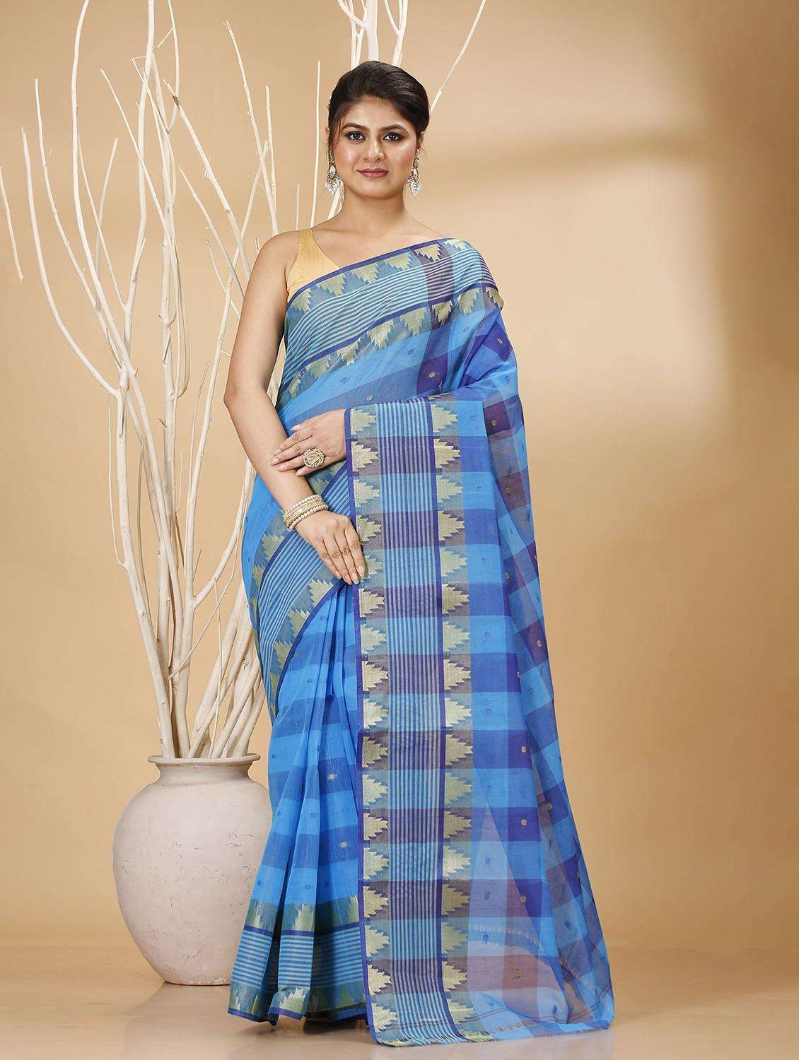 women self design handloom saree