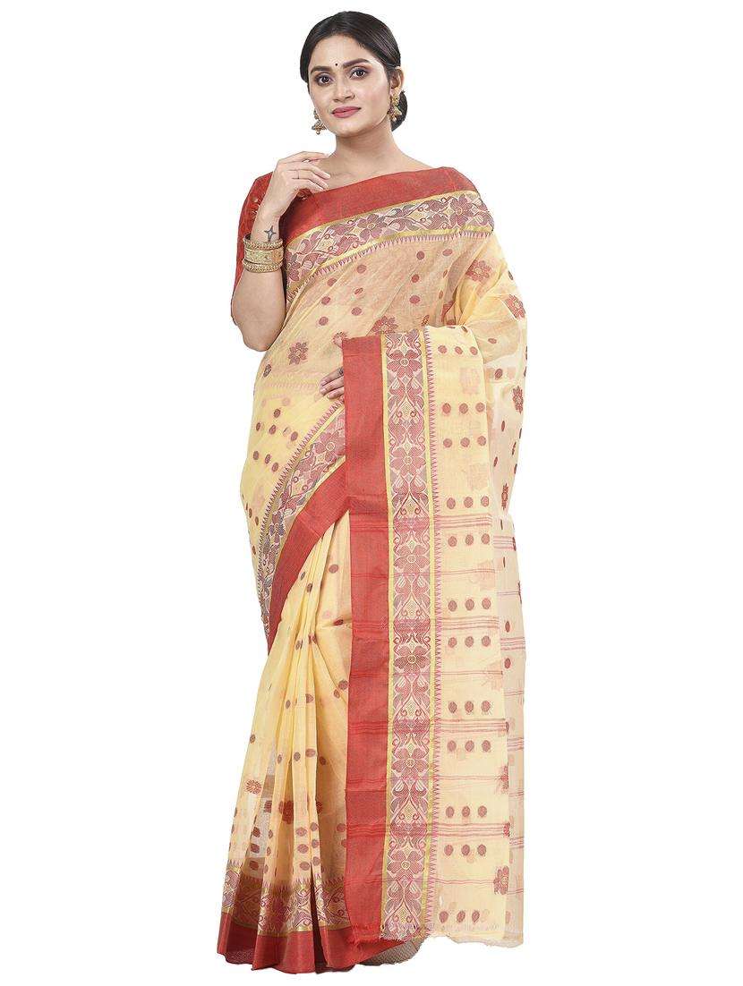 women self design handloom saree