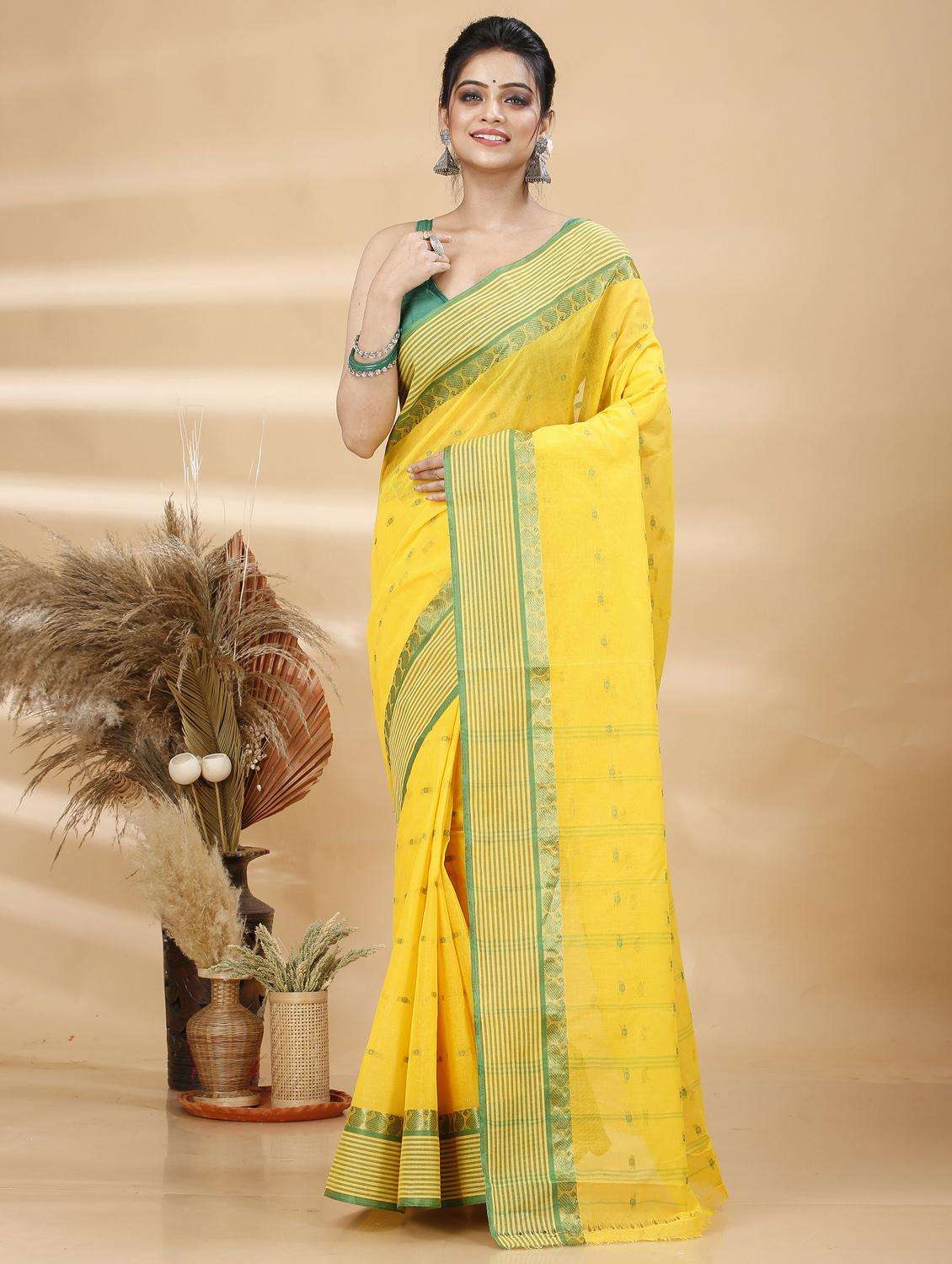 women self design handloom saree - 22261373 -  Standard Image - 3