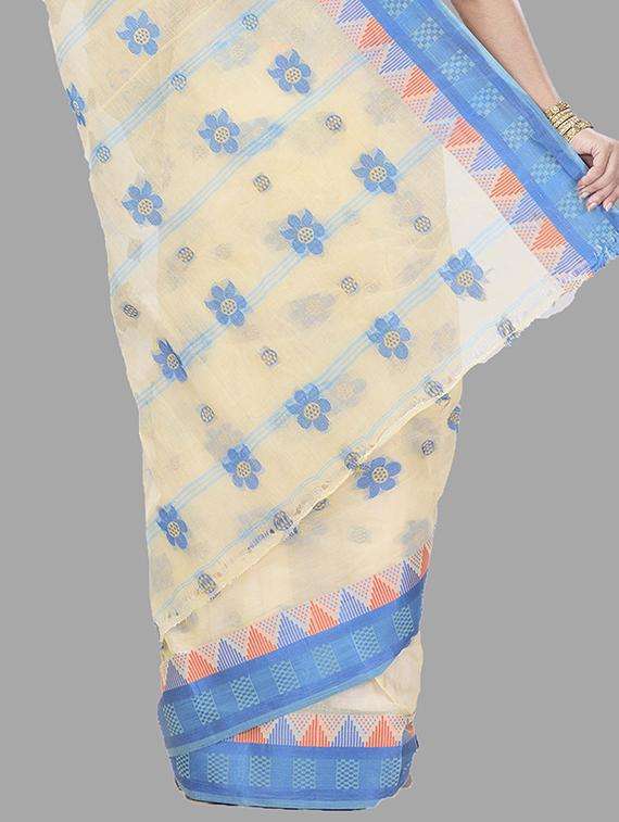 women self design handloom saree - 22261483 -  Standard Image - 3