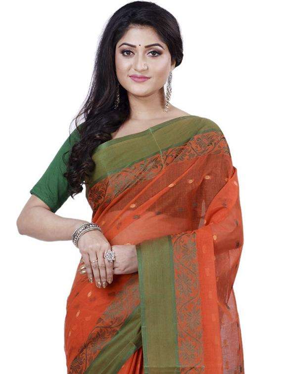 women self design handloom saree - 22261494 -  Standard Image - 3