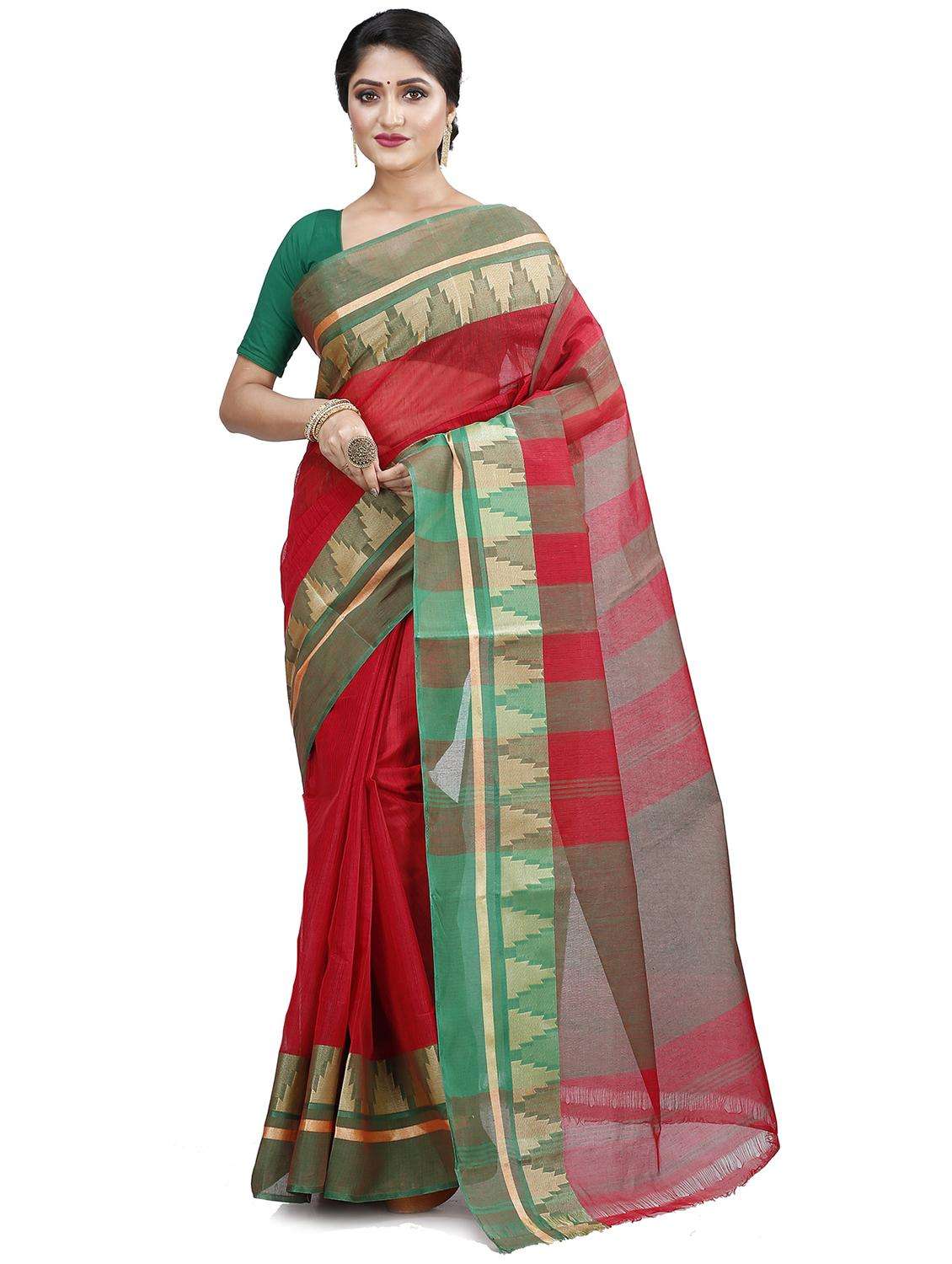 women self design handloom saree - 22261508 -  Standard Image - 3