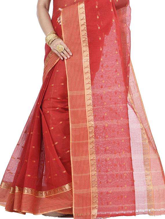 women self design handloom saree - 22261532 -  Standard Image - 3