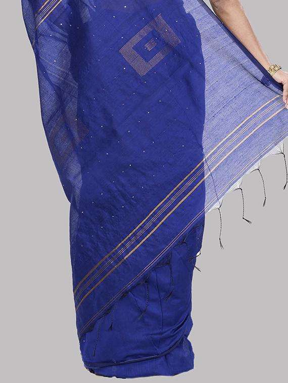 women self design handloom saree - 22261538 -  Standard Image - 3