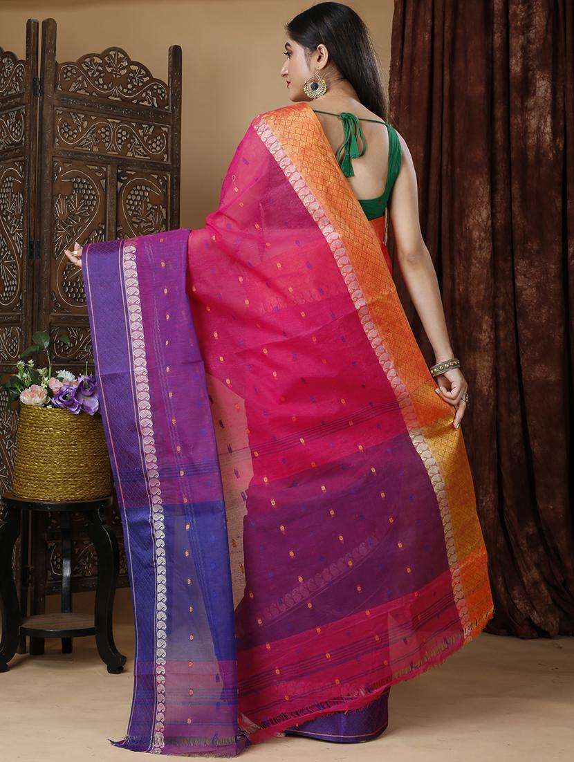 women self design handloom saree - 22261556 -  Standard Image - 3