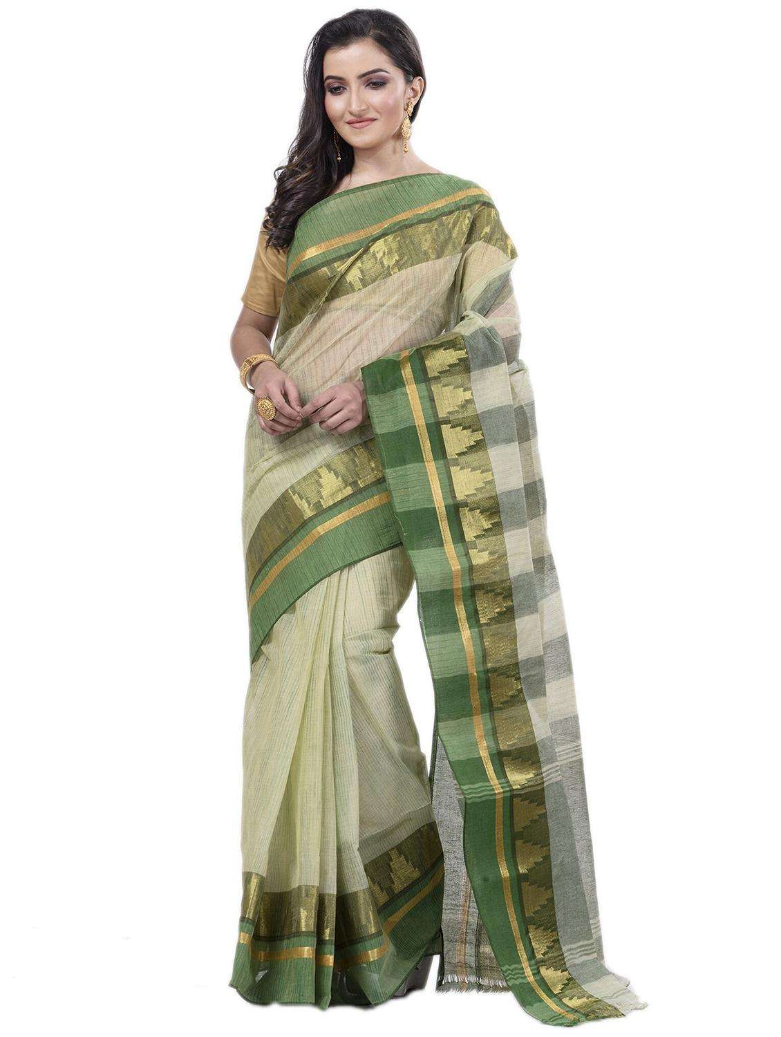 women self design handloom saree