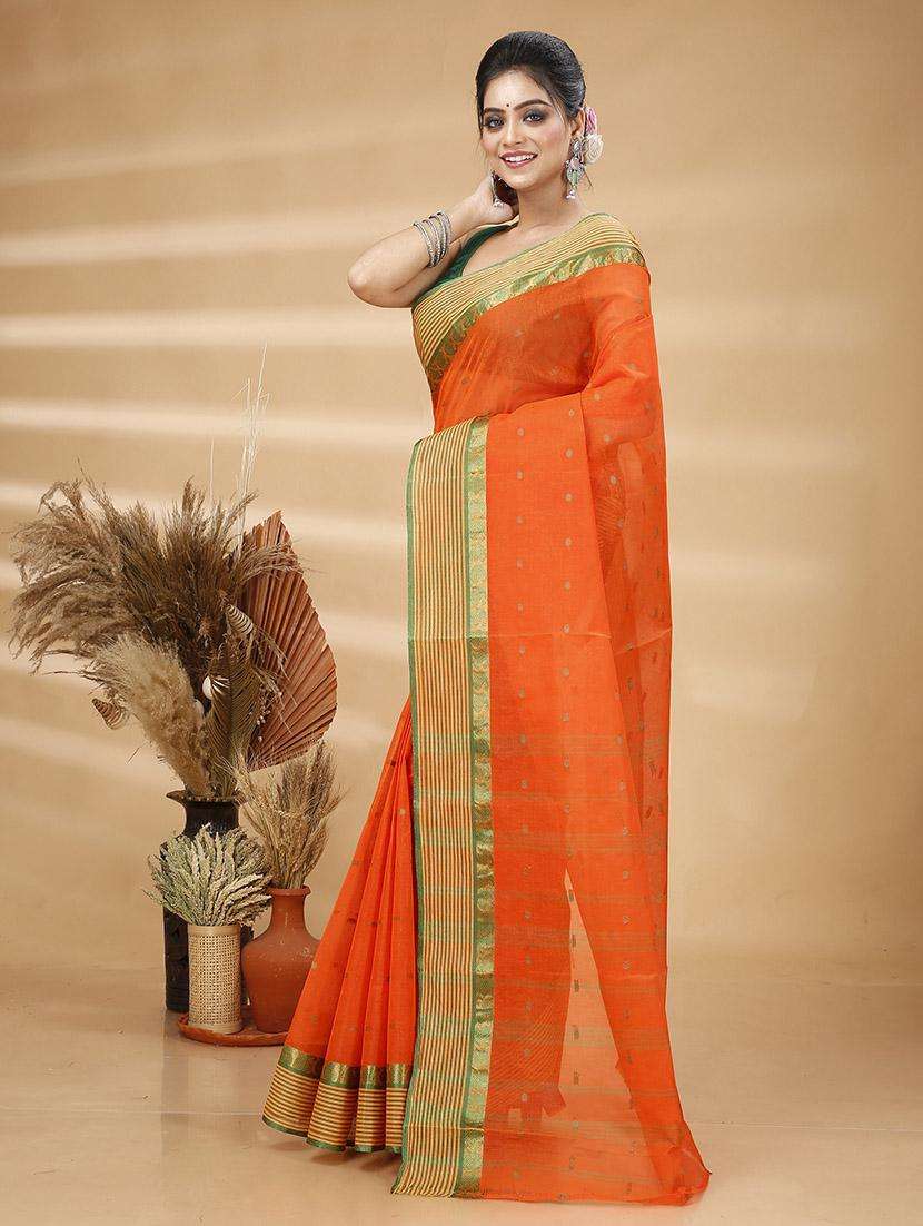 women self design handloom saree - 22261635 -  Standard Image - 3