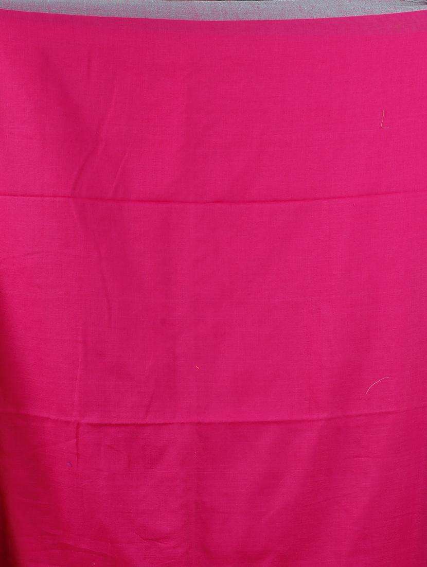 women solid plain saree with blouse - 22261674 -  Standard Image - 3