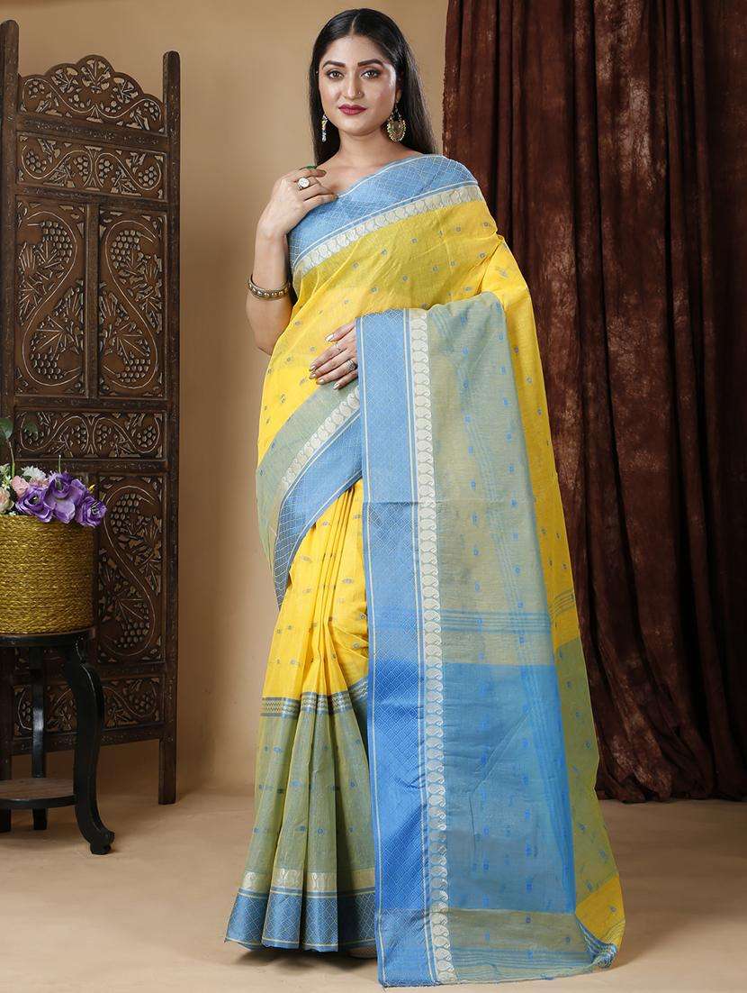 women self design handloom saree